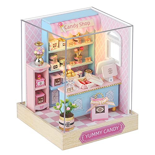 DIY Miniatur Haus Puppenhaus Kits HolzHaus Modell für Mädchen und Jungen Kinder Miniaturhaus Zum Selber Bauen Alt Wundervolles Leben LOL Haus (QT045) von CUTEROOM