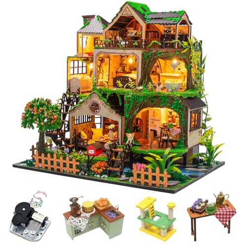 Mini-Puppenhaus-Holzmöbel-Set, L2501 von CUTEROOM
