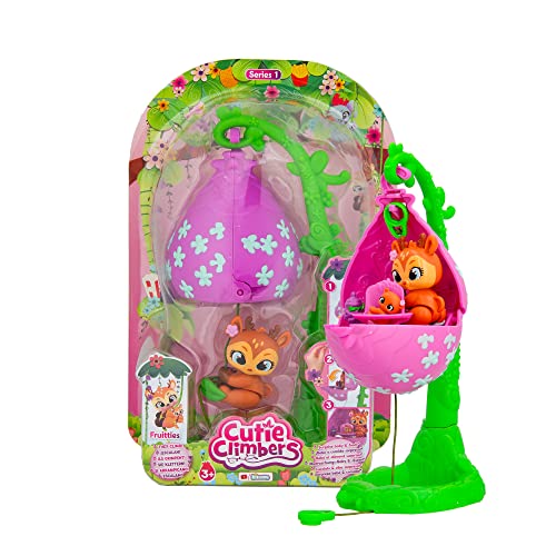 CUTIE CLIMBERS S1 Family Pack Fruitties Dara | Blumenhaus mit 1 Haustier zum Sammeln Klettern und mit Welpen - Babyspielzeug +3 Jahre CUTIE CLIMBERS S1 Family Pack Fruitties Dara | Blumenhaus mit 1 Haustier zum Sammeln Klettern und mit Welpen - Babyspielzeug +3 Jahre von CUTIE CLIMBERS