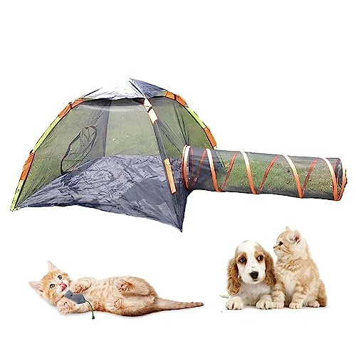 CUTPOIY Katzentunnel, Tragbares Katzenzelt Outdoor Katzengehege Katzenlaufstall Spielzelte Spleißen frei Katzenhaus, für Katzen Kaninchen Frettchen und Kleintiere CUTPOIY Katzentunnel, Tragbares Katzenzelt Outdoor Katzengehege Katzenlaufstall Spielzelte Spleißen frei Katzenhaus, für Katzen Kaninchen Frettchen und Kleintiere von CUTPOIY