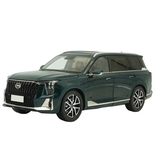 CUTSUGOK maßstabsgetreues Auto 1:18 for Maßstab GAC Trumpchi GS8 2022 Legierung Automodell Druckguss Automodell Fertiges statisches Automodell Modellfahrzeug zum Sammeln(Green) von CUTSUGOK