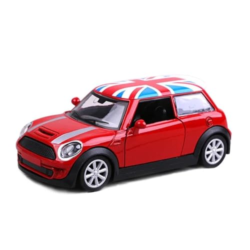 CUTSUGOK maßstabsgetreues Auto 1:36 Für Mini Cooper Simulation Diecast Metall Modell Auto Zurückziehen Auto Modell Geeignet Für Sammlung Modellfahrzeug zum Sammeln(C) von CUTSUGOK