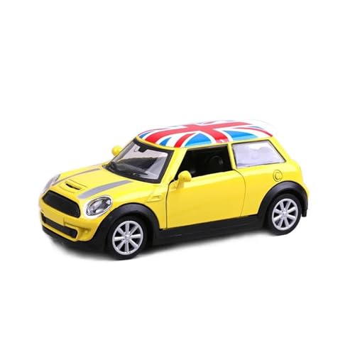 CUTSUGOK maßstabsgetreues Auto 1:36 Für Mini Cooper Simulation Diecast Metall Modell Auto Zurückziehen Auto Modell Geeignet Für Sammlung Modellfahrzeug zum Sammeln(D) von CUTSUGOK
