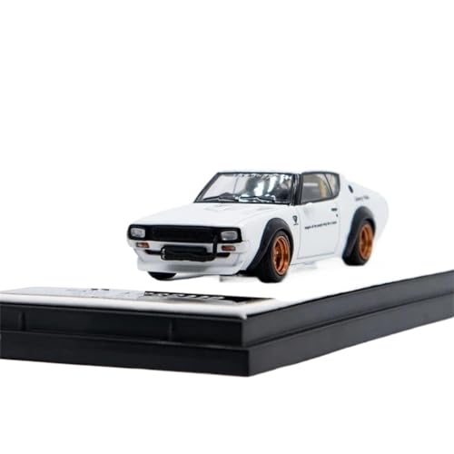 CUTSUGOK maßstabsgetreues Auto 1:64 for LBWK Nissan KPGC110 Diecast Modell Auto Ornament Auto Modell Statische Fertige Auto Modell Modellfahrzeug zum Sammeln(A) von CUTSUGOK