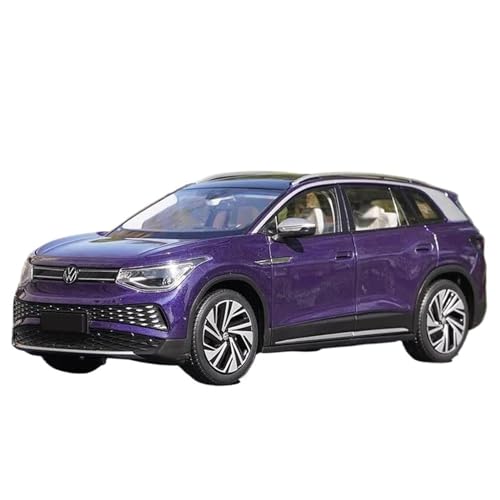 CUTSUGOK maßstabsgetreues Auto Maßstab 1:18 ID.6X SUV Legierung Simulation Auto Modell Sammlung Souvenir Display Ornamente Fahrzeug Modellfahrzeug zum Sammeln(A) von CUTSUGOK