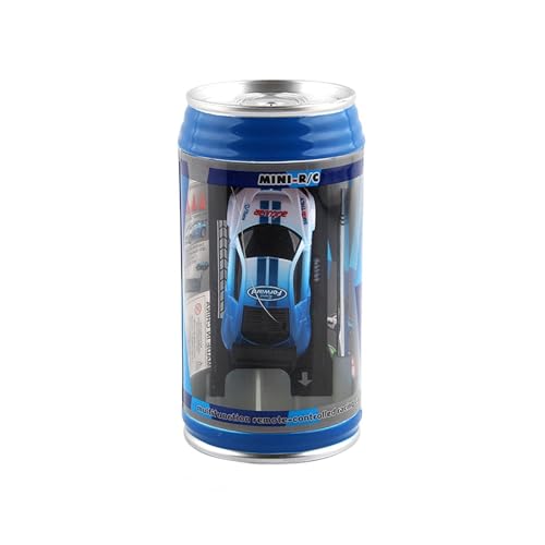 CUTeFiorino 1 Set Remote Car with Roadblocks Cans Design Creative Simulation Car Toy Kids Lichter Und Geräusche (Blue, One Size) von CUTeFiorino