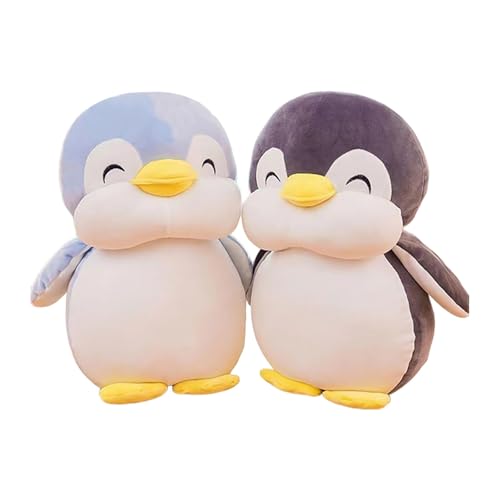 CUTeFiorino 10 Inches Plushies Penguin Stuffed Animal Toys，Soft Penguin Stuffed Animal Hugging Pillow Toy for Birthday，for Girls Boys Valentines Day Throw Pillow 15 cm (Grey, One Size) von CUTeFiorino