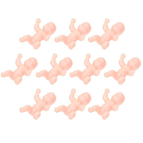 CUTeFiorino 10PCS Plastic Babies Realistic Small Figurines for Decorations Games and Perfect for Ice Cube Babies Small Cake Babies and My Water Broke Games Puppenhaus Zubehör Möbel (Orange, One Size) CUTeFiorino 10PCS Plastic Babies Realistic Small Figurines for Decorations Games and Perfect for Ice Cube Babies Small Cake Babies and My Water Broke Games Puppenhaus Zubehör Möbel (Orange, One Size) von CUTeFiorino