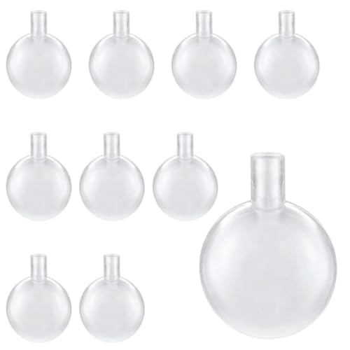 CUTeFiorino 10er-Pack klingende Airbladder-Quietschspielzeug-Zubehör Erste Schritte (Clear, M) von CUTeFiorino
