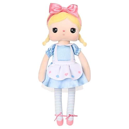 CUTeFiorino 16'' Puppe mit großem, weichem und hautfreundlichem Plüsch als Geschenk für Mädchen, süße Stoffpuppen für 13 Jahren Plüschtier 30 cm (Light Blue, A) von CUTeFiorino
