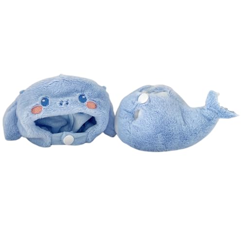 CUTeFiorino 17 cm Puppenkleidung, geeignet für 17 cm Puppen, Zubehör, Duftrock, zweiteiliges Set (Keine Puppe) Puppenhaus Puppen (Light Blue, One Size) von CUTeFiorino