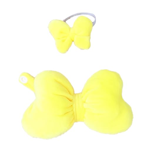CUTeFiorino 17 cm Puppenkleidung, geeignet für 17 cm Puppen, Zubehör, Duftrock, zweiteiliges Set (Keine Puppe) Puppenhaus Puppen (Yellow, One Size) von CUTeFiorino