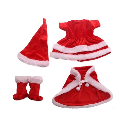 CUTeFiorino 18'' Doll Clothes Outfit Dress Clothes for My Life Doll Puppenwagen (Red, One Size) von CUTeFiorino