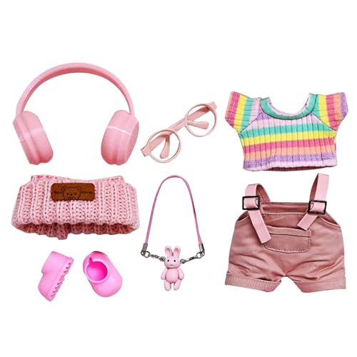CUTeFiorino 2025 Kleidung für 5,9/6,7 Mehrere stylische Outfit-Sets können zum Wechseln der Kleidung für Ihre 15 und 17-cm-Puppen verwendet Werden. Basteln Für Erwachsene (C, S) von CUTeFiorino
