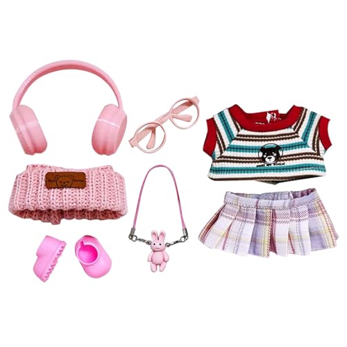 CUTeFiorino 2025 Kleidung für 5,9/6,7 Mehrere stylische Outfit-Sets können zum Wechseln der Kleidung für Ihre 15 und 17-cm-Puppen verwendet Werden. Basteln Für Erwachsene (D, S) von CUTeFiorino