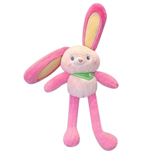 CUTeFiorino 30cm Keychain Cute Stretchable Long Ears Bunny Doll Plushies Bag Pendant Soft Plush Toy Key Ring Pendant Accessories New Year Puppenkleidung 43 cm Set (PK1, One Size) von CUTeFiorino