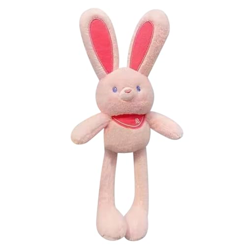 CUTeFiorino 30cm Keychain Cute Stretchable Long Ears Bunny Doll Plushies Bag Pendant Soft Plush Toy Key Ring Pendant Accessories New Year Puppenkleidung 43 cm Set (PK2, One Size) von CUTeFiorino