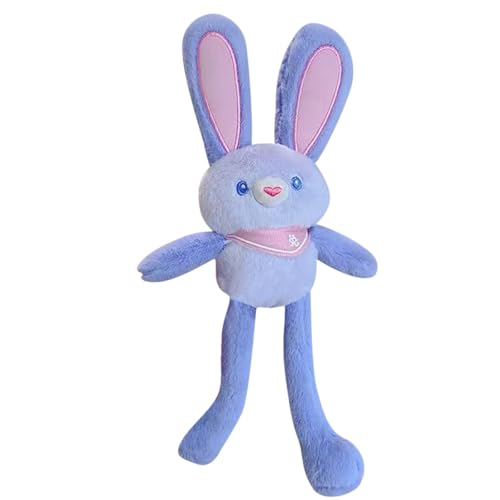 CUTeFiorino 30cm Keychain Cute Stretchable Long Ears Bunny Doll Plushies Bag Pendant Soft Plush Toy Key Ring Pendant Accessories New Year Puppenkleidung 43 cm Set (PP1, One Size) von CUTeFiorino