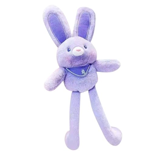 CUTeFiorino 30cm Keychain Cute Stretchable Long Ears Bunny Doll Plushies Bag Pendant Soft Plush Toy Key Ring Pendant Accessories New Year Puppenkleidung 43 cm Set (PP2, One Size) von CUTeFiorino
