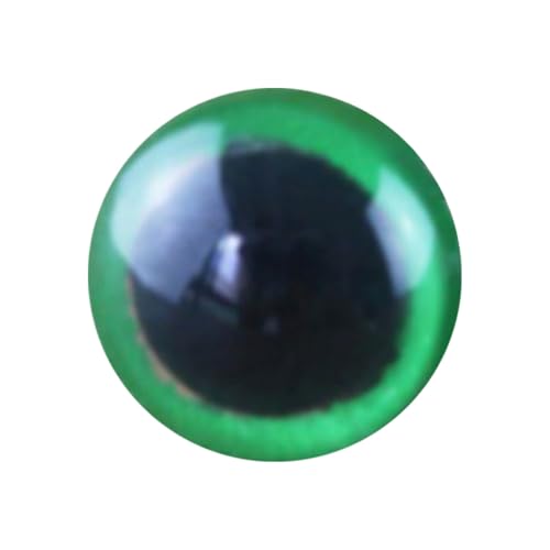 CUTeFiorino 8mm Plastic Craftsmanship with Washers for Plush Animal Crochet Doll Making with Washers for DIY Stuffed Animal Toy Doll DIY Making Kunst Und Skulpturen (Green, One Size) von CUTeFiorino