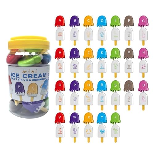 CUTeFiorino ABC Educational Toys for Kids Ages 3+ ABC for Toddlers Montessori Toys for Kids Back to School 26pcs Zählrahmen (Blue, One Size) von CUTeFiorino