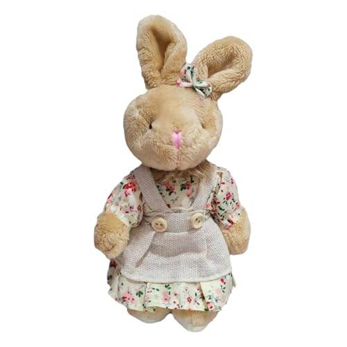 CUTeFiorino Adorable Keychain Pendant Cute Couple's Backpack Charm Plush Bunny Doll for Friends and Loved Ones Puppenhaus Beleuchtung (N, One Size) von CUTeFiorino