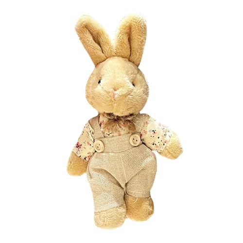 CUTeFiorino Adorable Keychain Pendant Cute Couple's Backpack Charm Plush Bunny Doll for Friends and Loved Ones Puppenhaus Beleuchtung (O, One Size) von CUTeFiorino