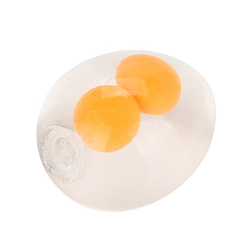CUTeFiorino Angst Abbauen Und Beruhigung Dotter Eier für Kinder lustige Eier Splat Spannungsspielzeug-Reliefspielzeug-Eier Valentinstag (Clear, One Size) von CUTeFiorino