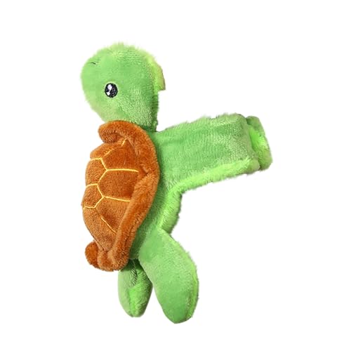 CUTeFiorino Armband Tierfreunde Elefant Schildkröte Giraffe Plüsch Spielzeug für Spaß tragbar Zoo & pädagogisches fantasievolles Spiel Puppenhaus Zubehör (E, S) von CUTeFiorino