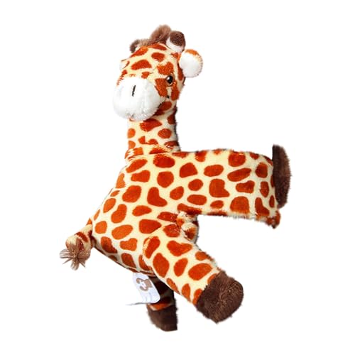 CUTeFiorino Armband Tierfreunde Elefant Schildkröte Giraffe Plüsch Spielzeug für Spaß tragbar Zoo & pädagogisches fantasievolles Spiel Puppenhaus Zubehör (F, S) von CUTeFiorino