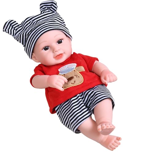CUTeFiorino Baby Dolls 18 Inch Realistic Newborn Girl with Doll Clothes & Accessories Birthday Set for Kids for Girls Age 3+ Puppenbettzeug (Black, M) von CUTeFiorino