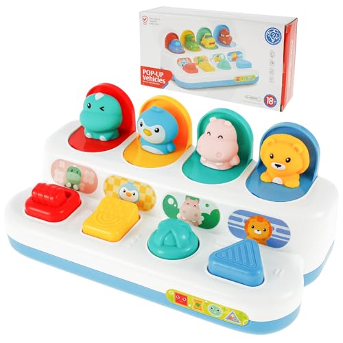 CUTeFiorino Baby Up Toys Hide And Seek Animal Toy Color Sorting Animal Doll Toy Creative Up Interactive Toy Early Learning Development Toy For Toddlers Boys Girls Kleinkindspielzeug (Yellow, One Size) CUTeFiorino Baby Up Toys Hide And Seek Animal Toy Color Sorting Animal Doll Toy Creative Up Interactive Toy Early Learning Development Toy For Toddlers Boys Girls Kleinkindspielzeug (Yellow, One Size) von CUTeFiorino