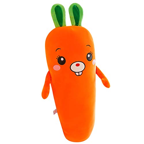 CUTeFiorino Babyspielzeug Karotten-Plüschtier-Kissen, gefüllt, kreatives Gemüse, Lächeln, 23,6 Oktopus Kuscheltier (C, One Size) von CUTeFiorino