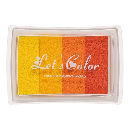 CUTeFiorino Basteltinte, auswaschbare DIY-Stempeltinte für, 24 Farben, Fingerabdrucktinte für Scrapbooking, Kartenmalerei, 6er-Set, mehrfarbige Tinte, 3 ml Kinderspielzeug Magische (Orange, One Size) CUTeFiorino Basteltinte, auswaschbare DIY-Stempeltinte für, 24 Farben, Fingerabdrucktinte für Scrapbooking, Kartenmalerei, 6er-Set, mehrfarbige Tinte, 3 ml Kinderspielzeug Magische (Orange, One Size) von CUTeFiorino