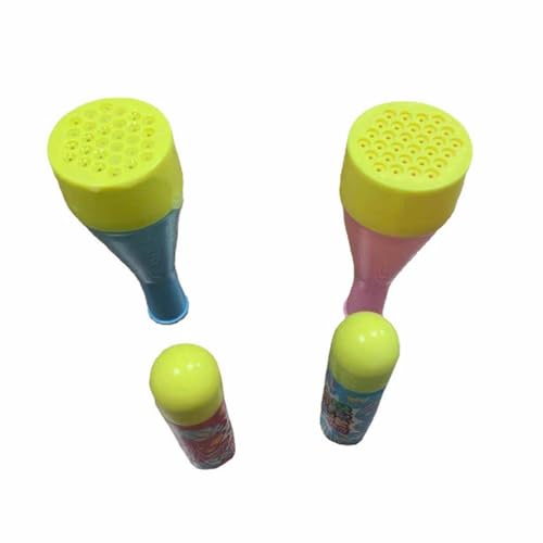 CUTeFiorino Bubble Blower Set by Set of Bubble with Bottles of Bubble Mixture Assortment of Color Plastic Fun Summer Toys for Boys and Girl 10ml ABC Schaummaschine (Pink, One Size) von CUTeFiorino