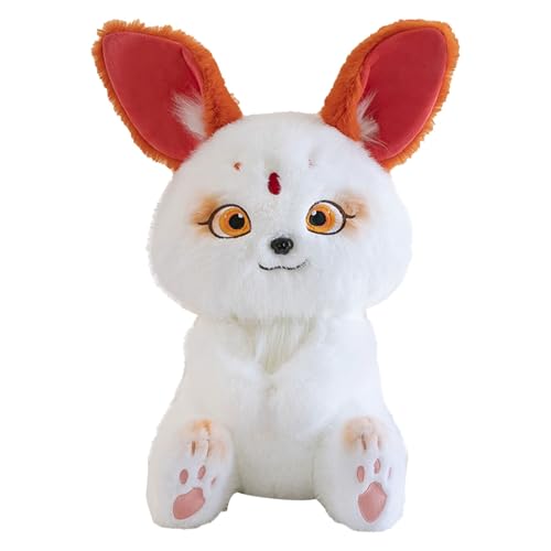 CUTeFiorino Cat Plush Cute Stuffed Animals Soft Plushies Toys Pillow for Kids White 9.8" XXL cm Stofftier Plüschtier Kuscheltier (B, A) von CUTeFiorino