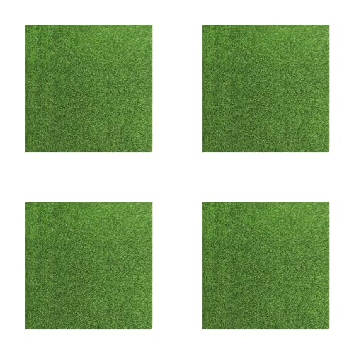 CUTeFiorino Craft Faux Miniature 15x15cm Decor Artificial Garden Dollhouse Simulation Home Toy Mikrowelle Mit Licht U. Ton Kinderküche Haushalt (Green*4, One Size) von CUTeFiorino