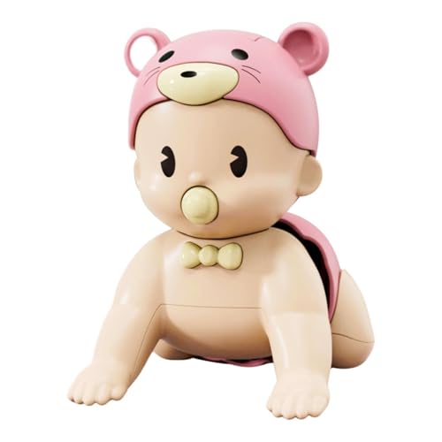 CUTeFiorino Crawling Doll Adorable Doll Music Toy Musical Dolls Toy Singing Doll Toy Musical Doll My First Doll for Moving Plastic Child Vocalize Climbing Compatible with (Pink, One Size) von CUTeFiorino