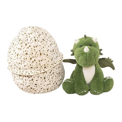 CUTeFiorino Cute Hedgehog Dragon Egg Squirrel Stuffed Animal Plush Pillows Fun Detachable Toys Soft Plush Pillows Cute Animal Decorations Der Singende Und Sprechende Elefant Spielt (E, One Size) von CUTeFiorino