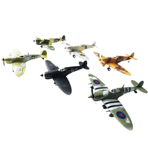 CUTeFiorino DIY British Model Kit Fun Airplane Building Set for Kids and Adults Airplane Model Kits to Build for Adults and Kids 1/48 Scale Aircraft Model Toy Model Airplane (Black, One Size) von CUTeFiorino