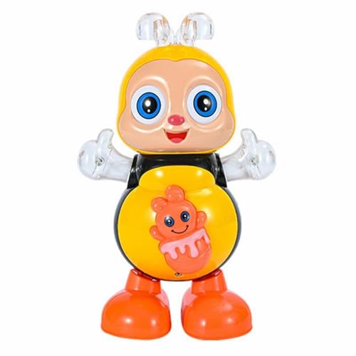 CUTeFiorino Dancing Dancing for Kids | Swinging | Musical Dancing Toy | Electronic Preschool Learning Toys Educational Toys Interactive Singing Animal with Light Baby (Yellow, One Size) von CUTeFiorino