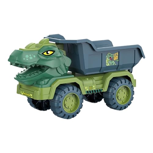 CUTeFiorino Dinosaur Toy Truck Boys Toys Car 35 Dinosaur Large Size Vehicle Dump Truck Birthday for Boys Girls 38 Auto Modellbausatz Metall (E, 35 * 18 * 15) von CUTeFiorino