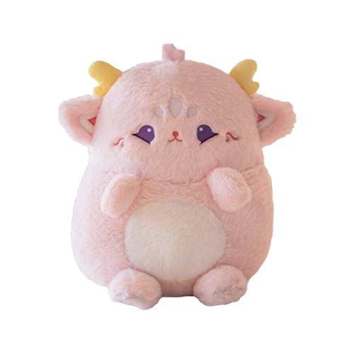 CUTeFiorino Dragon Stuffed Animal 14.9 Inch Soft and Cozy Doll Dragon Doll Playful Companion Cute Plushies Decoration for Home and Car 15 cm (Pink, A) von CUTeFiorino