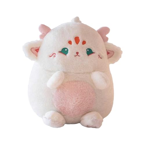 CUTeFiorino Dragon Stuffed Animal 14.9 Inch Soft and Cozy Doll Dragon Doll Playful Companion Cute Plushies Decoration for Home and Car 15 cm (White, A) von CUTeFiorino