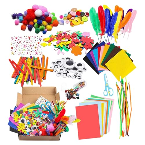 CUTeFiorino Early Education Toys Handmade Puzzle Toys Material Packages Creative DIY Toy Sets Handmade Toys Kleinkindspielzeug Für Mädchen (A, One Size) von CUTeFiorino