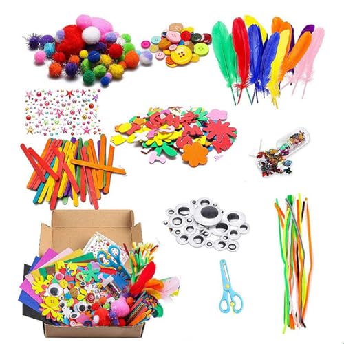 CUTeFiorino Early Education Toys Handmade Puzzle Toys Material Packages Creative DIY Toy Sets Handmade Toys Kleinkindspielzeug Für Mädchen (B, One Size) von CUTeFiorino