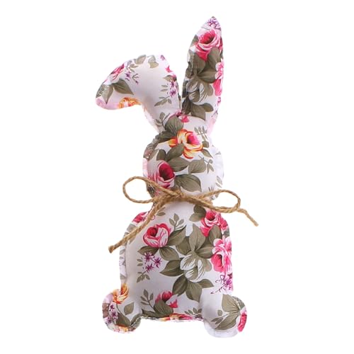 CUTeFiorino Easter Bunny Tray Basket Decoration Ornament Holiday Decoration Decorations Puppenhaus Holz (A, One Size) von CUTeFiorino