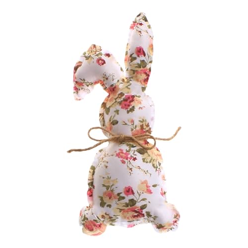 CUTeFiorino Easter Bunny Tray Basket Decoration Ornament Holiday Decoration Decorations Puppenhaus Holz (D, One Size) von CUTeFiorino