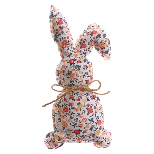 CUTeFiorino Easter Bunny Tray Basket Decoration Ornament Holiday Decoration Decorations Puppenhaus Holz (E, One Size) von CUTeFiorino