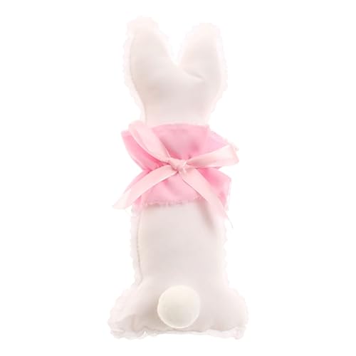 CUTeFiorino Easter Bunny Tray Basket Decoration Ornament Holiday Decoration Decorations Puppenhaus Zubehör Holz (WH2, One Size) von CUTeFiorino